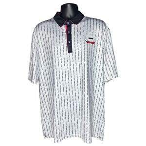 Men's 2XL Raider Power All Over Print Performance Polo Shirt Texas Tech Colorway